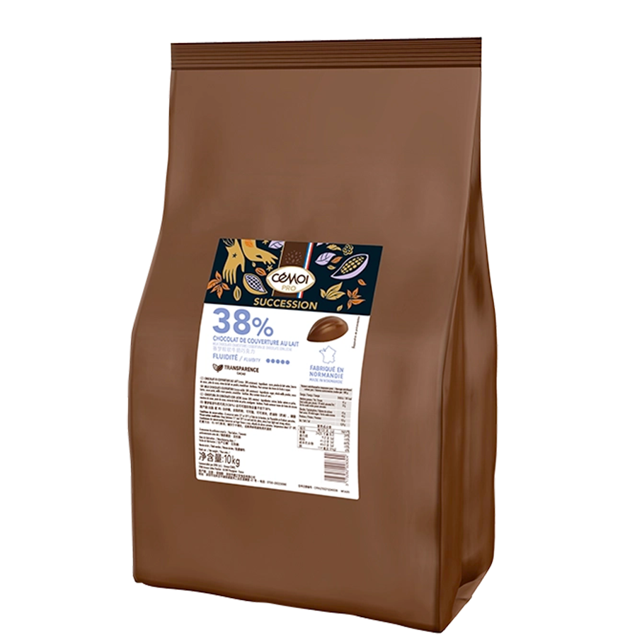 Chocolat au lait de couverture Succession 38%