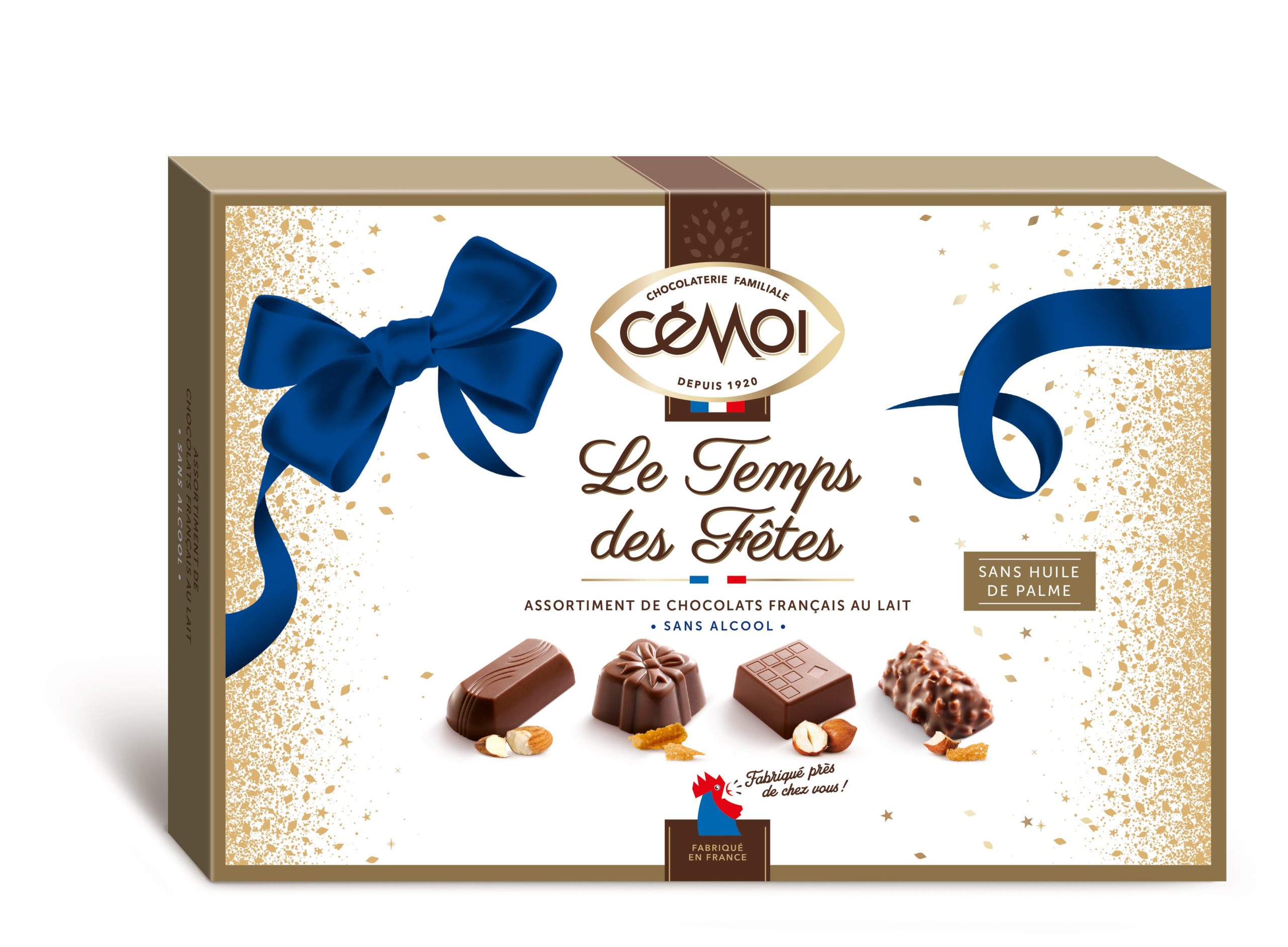 Boîte Le Temps des Fêtes Chocolat au Lait Cémoi - [FR] CÉMOI - Professionnel
